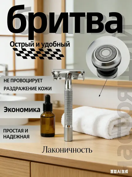 Dream Organic Многоразовая бритва станок для бритья