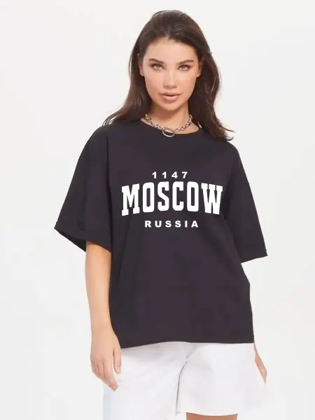DRESS IT Футболка оверсайз Москва Moscow
