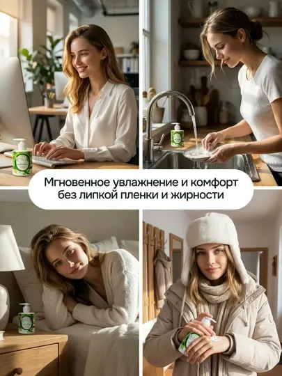 Индекс натуральности Крем для рук увлажняющий питательный с удобным дозатором, 300мл