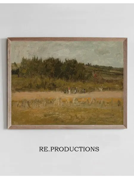 Re.productions Постер Landscape Sketch - Eastman Johnson
