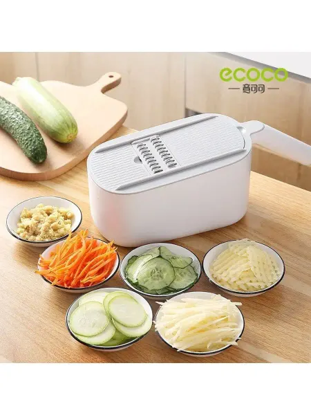 ECOCO Ручная кухонная овощерезка, мультирезка, терка, шинковка