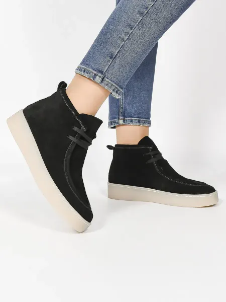 EGGA SHOES Ботинки замшевые челси демисезонные