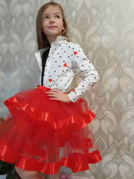 Elena Kondrat юбка пачка из фатина нарядная с лентами