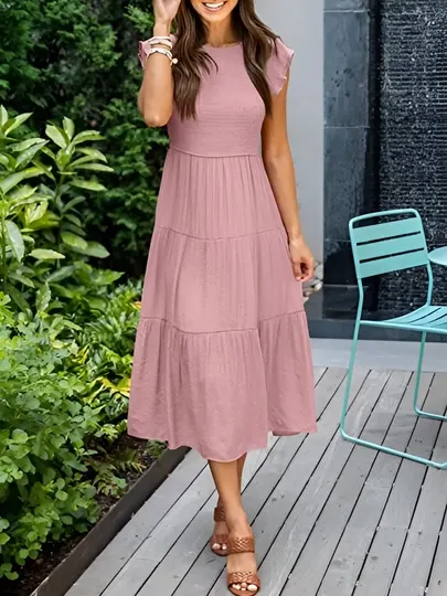 Женское платье летнее, сарафан миди — EllyFashion