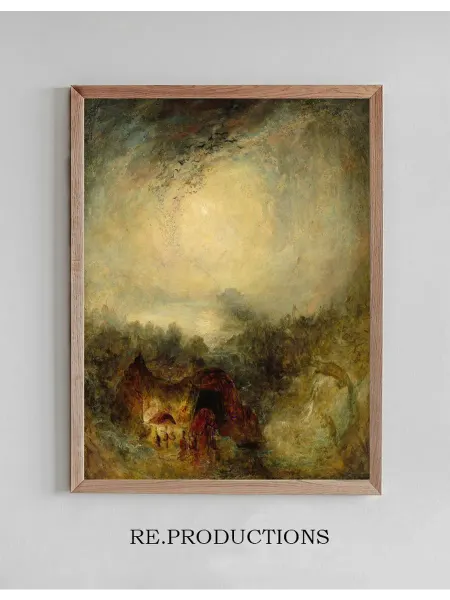 Re.productions Постер The Evening of the - Joseph Mallord William Turner