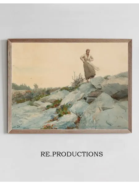 Re.productions Постер The Faggot Gatherer - Winslow Homer
