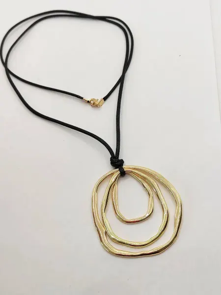 Fashion Jewerly Подвеска металлическая на шнурке