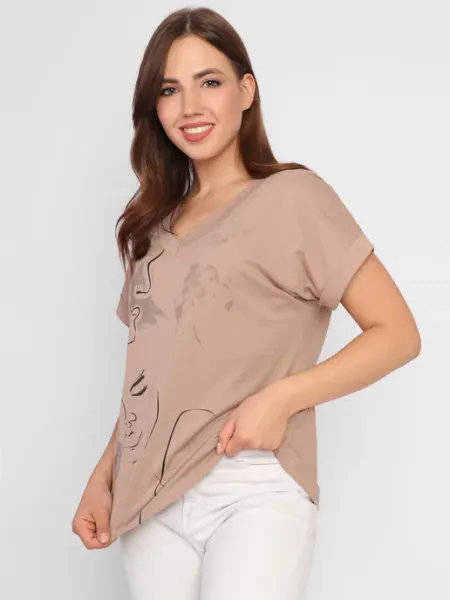 Fashion Margo Футболка летняя повседневная