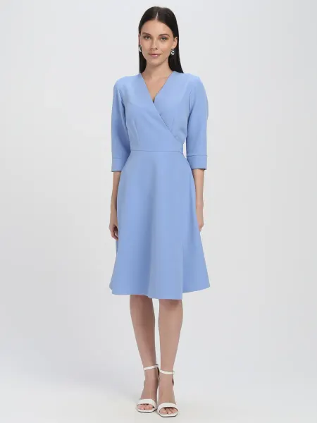 TH Fashion Платье на запах солнце вечернее праздничное