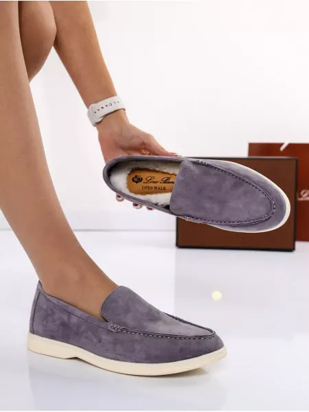 Fashionable's Мокасины осень замшевые