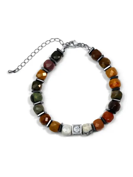 FAVOR JEWELRY Браслет яшма натуральная бижутерия