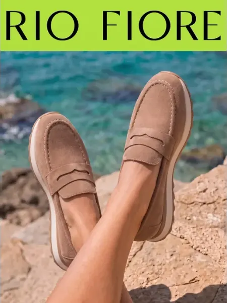 Rio Fiore Мокасины летние замшевые на платформе