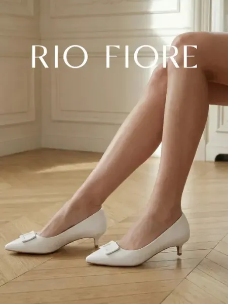 Rio Fiore Туфли на низком каблуке лодочки свадебные