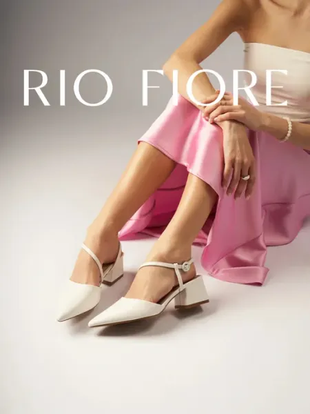 Rio Fiore Туфли на низком каблуке свадебные