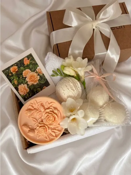 Jardin fleuri подарочный спа набор косметики для девушки, женщины