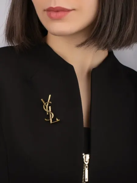 FLORENTICA Брошь YSL Ив Сен-Лоран подарок