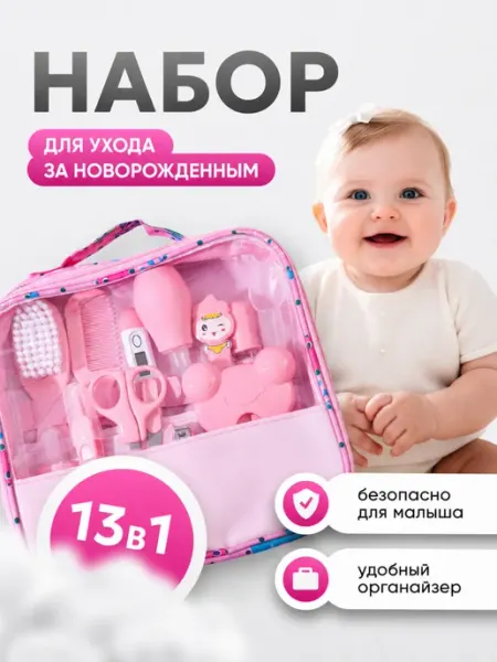 FluffyShop Набор для ухода за новорожденным подарочный на выписку