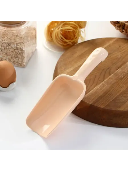 Домный Совок для сыпучих продуктов, пластик, МИКС, 3 шт