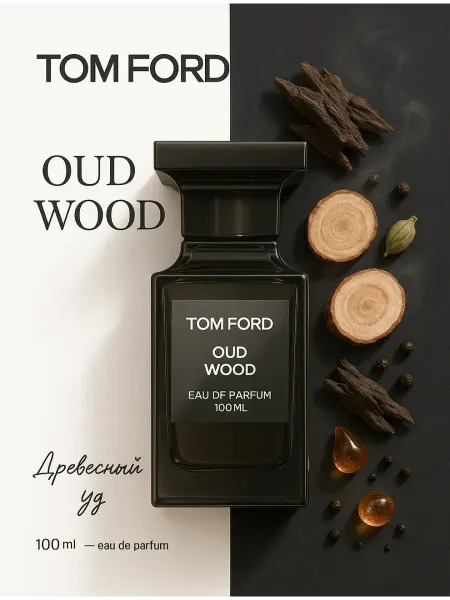 Мужские ароматы Духи стойкие Tom Ford oud wood 100 мл