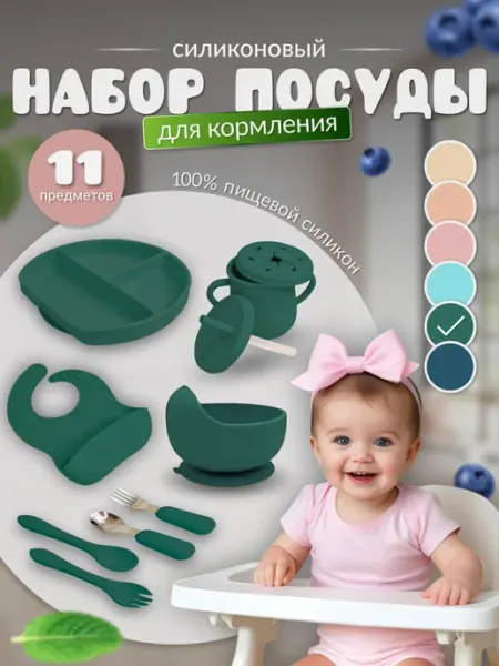 Happy Kids Fun World Посуда для кормления ребенка