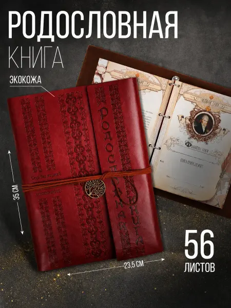 Сималенд Родословная книга подарочная, родословное древо