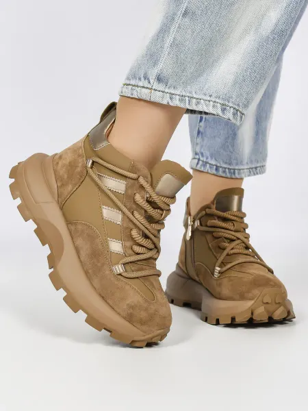 Geronea Shoes Кроссовки спортивные на платформе зимние