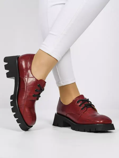 Geronea Shoes Полуботинки кожаные осенние