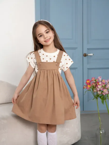 GOHA KIDS Сарафан с футболкой в садик