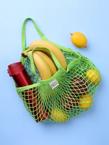 GreenMania Авоська Салатовая короткие ручки