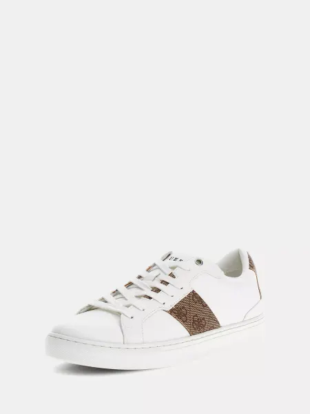 GUESS Кеды из искусственной кожи на шнуровке