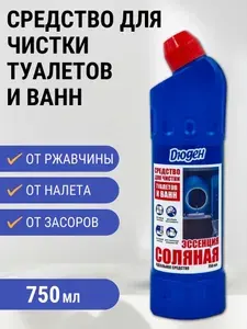 Средство для уборки туалета кислотное 750 мл "СОЛЯНАЯ ЭССЕНЦИЯ" ДЮДЕН, утенок,
