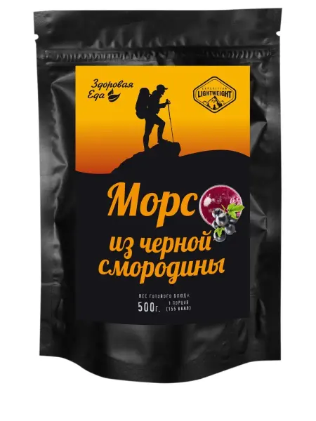 Здоровая Еда Морс черная смородина растворимый сублимированный напиток