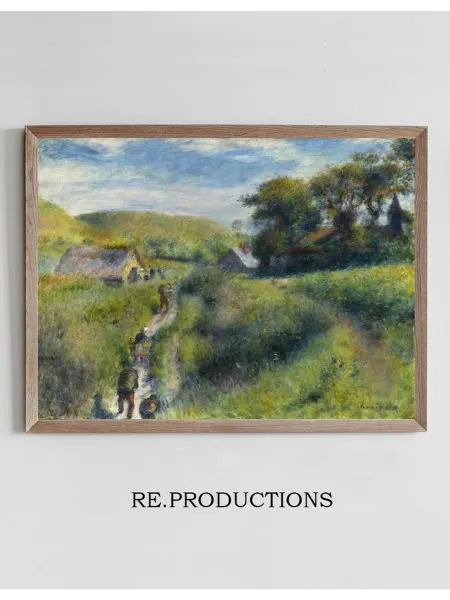 Re.productions Постер The Mussel Harvest - Pierre-Auguste Renoir
