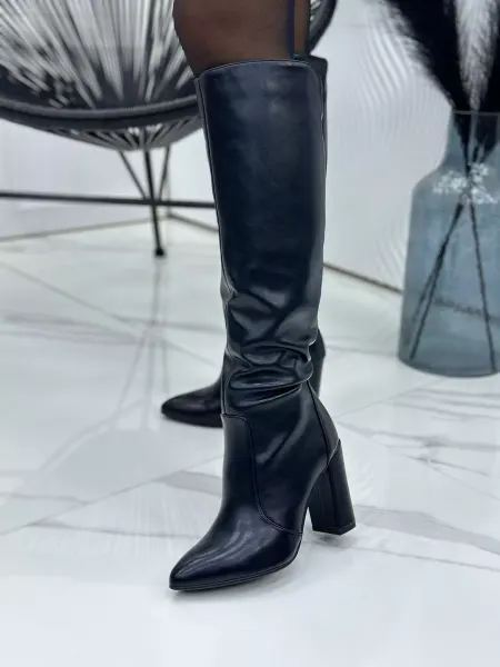 GOLD HEELS Сапоги демисезонные на высоком каблуке