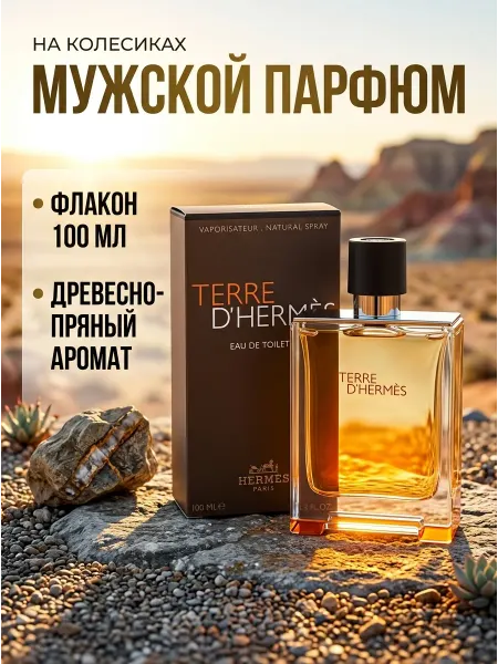 Мужской парфюм Terre D'Hermes туалетная вода 100 мл