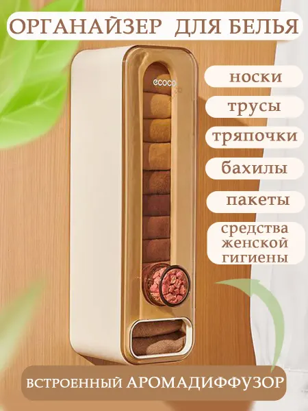 HOLIDAYDOM Органайзер настенный подвесной для белья и мелочей