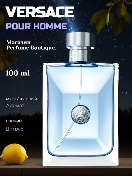 Духи мужские Versace Pour Homme 100мл стойкие