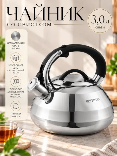 House/Tourism Чайник со свистком 3 л