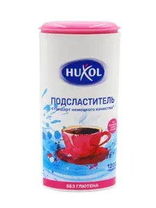 Подсластитель Huxol в таблетках 1200 шт на основе цикламата и сахарина натрия / сахарозаменитель Хуксол для диетического и диабетического питания / сахзам
