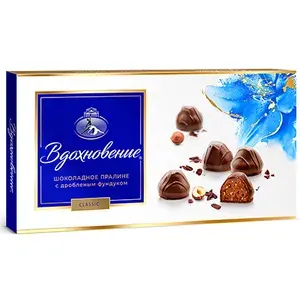 Конфеты в коробке Вдохновение куполообразные, 340 гр.