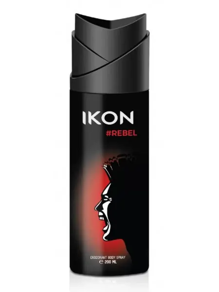 IKON Дезодорант-спрей для мужчин REBEL, 200 мл