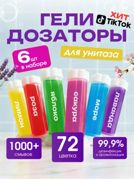 Inlianta Освежитель воздуха для туалета гель для унитаза в шприце