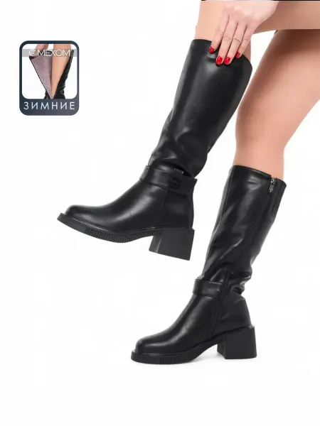 IT-Shoes Сапоги с мехом кожа