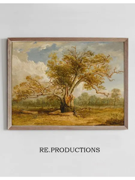 Re.productions Постер An oak tree in Richmond Park with a - James Ward