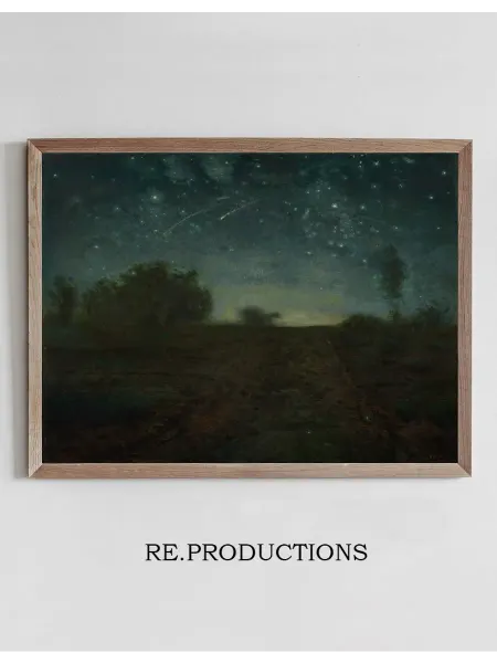 Re.productions Постер StarryNight - Jean-François Millet