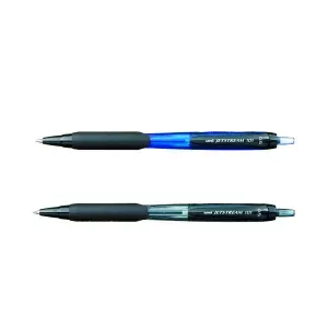 Ручка шариковая синяя и черная автоматическая Uni Jetstream SXN-101-05 набор 2 шт.