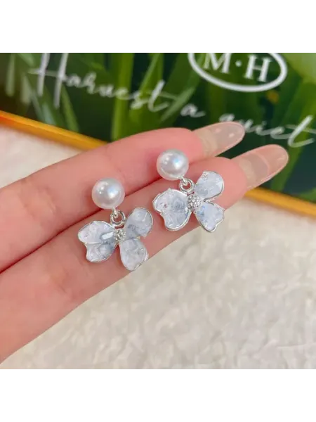 Be self true jewel Серьги бижутерия с камнем висячие висюльки сердечки