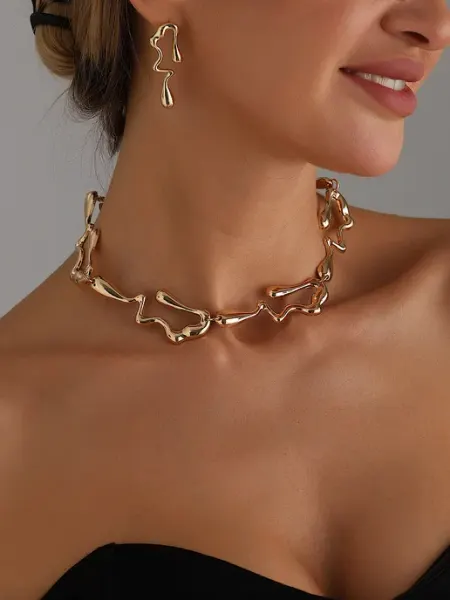 LADY PANTHER Jewelry Комплект бижутерии колье и серьги