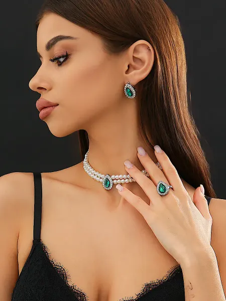 LADY PANTHER Jewelry Комплект бижутерии с чокером