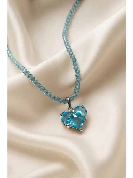 LINE Jewelry Чокер - бусы из бисера с сердцем колье